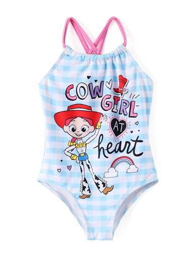 Image of Disney Stitch Marvel Frozen Elsa Girls Swimsuits UPF 50+ One Piece Bathing Suits Sport Summer Swimwear for Kids Size 3-13Y