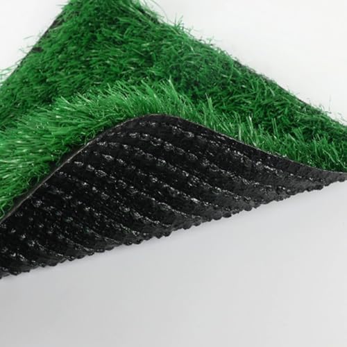 Césped artificial realista premium de 3 cm y base de goma para exteriores 4