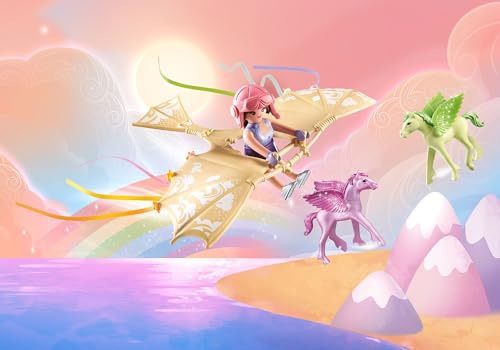 Playmobil 71363 Princess Magic: Trip with Pegasus Foals in the Clouds, flight lessons in the clouds - Image 3
