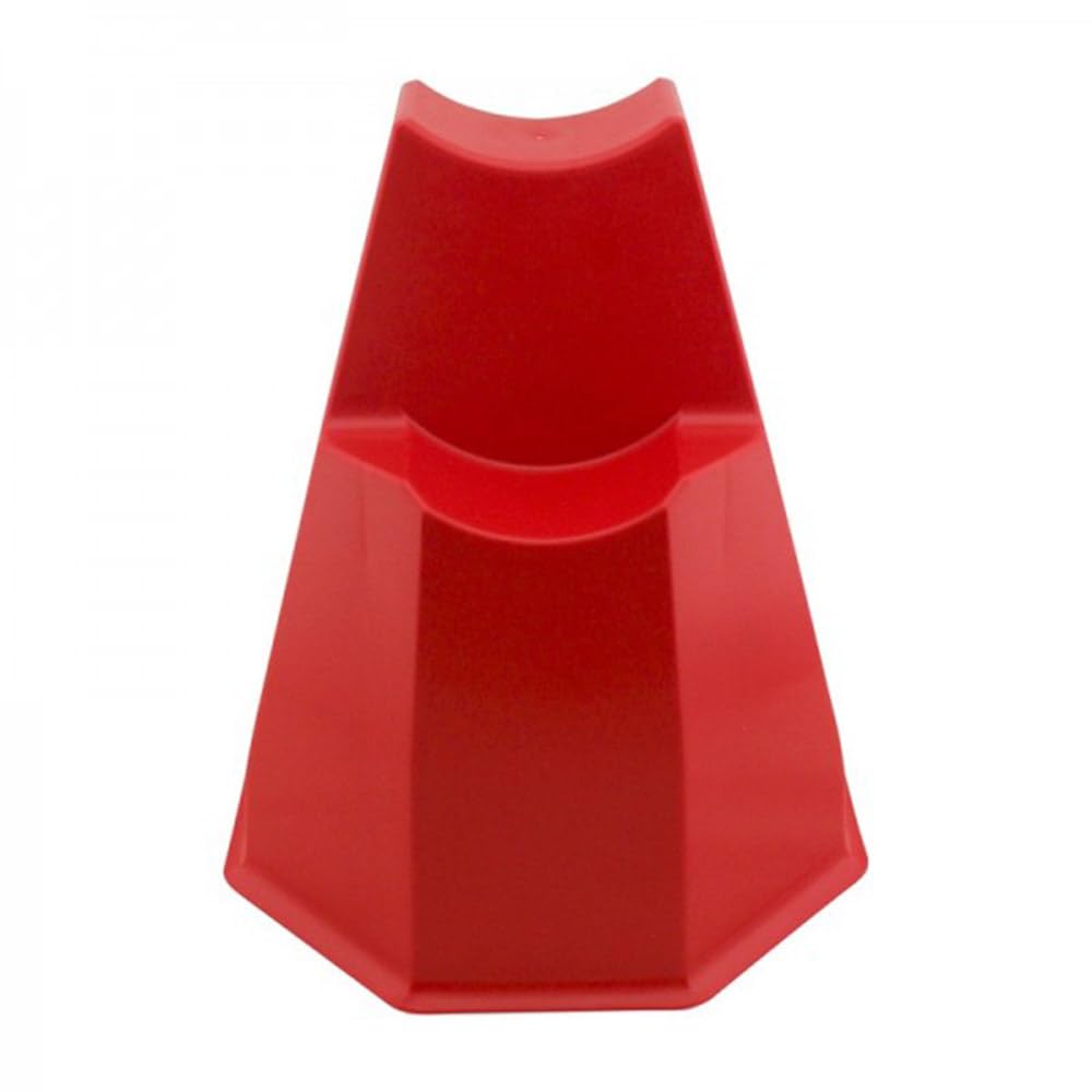 Brama West Lot de 2 blocs d'obstacles Pylonetti - Pour toutes les barres standard - Bloc d'obstacles - L 30 cm H 35 cm P 30 cm - Rouge