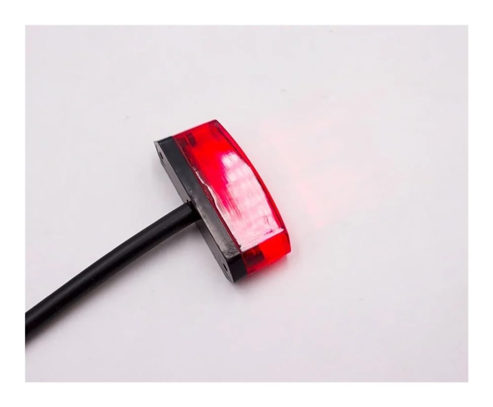 Luce Stop Fanale Posteriore Fanale posteriore a LED universale con indicatore rosso, fanale per moto modificato, alloggiamento in plastica per luci a, parti dell'attrezzatura