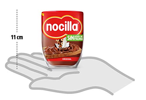 Nocilla Original: crema de cacao natural con avellanas - Sin aceite de palma - 3 Envases de vidrio reutilizable de 380… - Imagen 7
