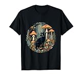 Chatte noire Chatte Chatte Chatte Chaton Noir Dark Academia T-Shirt