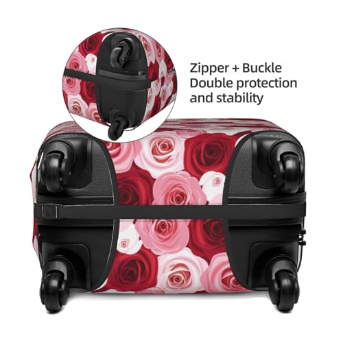 Travel Luggage Cover - Rose Washable Suitcase Covers Protector Fits 18-32 Inch Luggage2