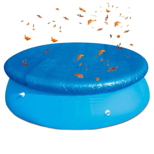 Copertura Per Piscina Rotonda 183 Cm Diametro, Telo Di Copertura Per Piscina, Telone In PE Antipolvere Impermeabile Copertura Gonfiabile Della Piscina Con Coulisse, Per Set Facile E Telaio Piscine
