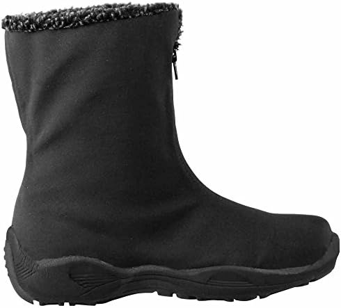 Propet Women's Madison Mid Zip Boot,Black,6.5 B US | Image 1