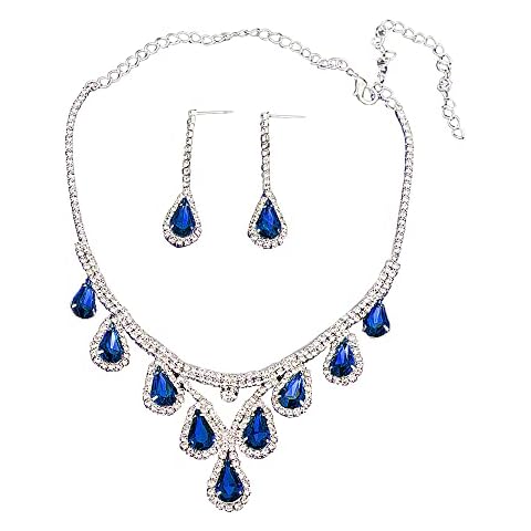 QKEPCY Parure Mariage Cristal Cover