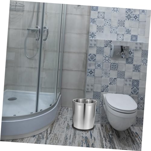 Bote de basura de acero inoxidable para baño 13 gal miniatura 3