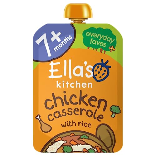 Ella's Kitchen Organic Chick-Chick Chicken Casserole with Rice From 7 Month, 130g