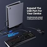 【2026 Mise à jour USB 2.0 Un homme à 2 Double USB Câble adaptateur d'extension de câble d'alimentation pour femelle Jack Y Splitter CarPlay et Android Auto)