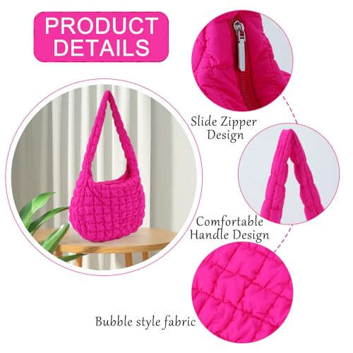 Bolso acolchado tipo tote grande GOKTOW miniatura 5