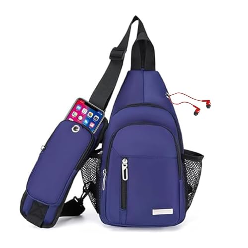 Image of JENAGREEN Waterproof Sling Backpack Crossbody Sling Bag, Cross Bag Adjustable Travel Hiking Essentials Casual Daypack Multipurpose Chest Bag Purse for Women Men