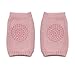 Produktbild YUIO Kleinkind Kinder Knieschoner Protector Thickened Terry rutschfeste Sicherheit kriechende Baby Beinlinge Knieschützer Unisex für Kinder (Hellrosa)
