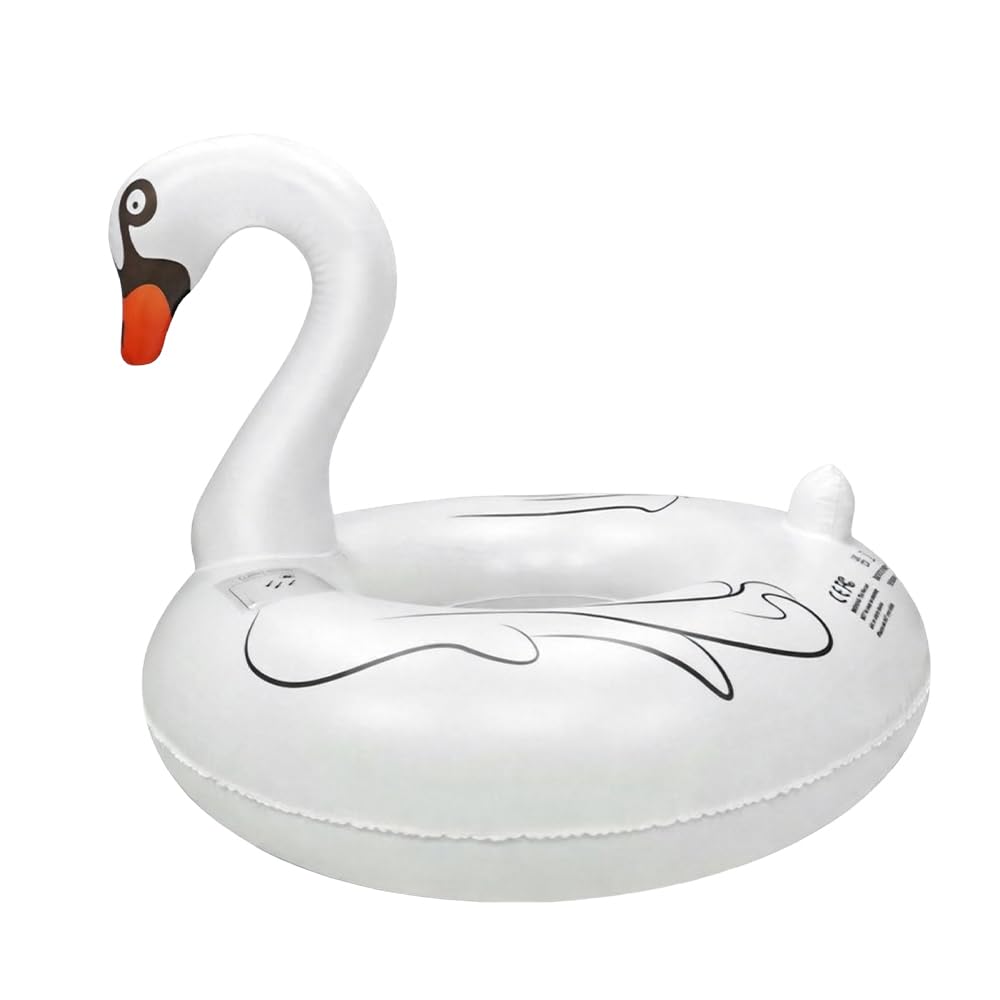 Gonflable Piscine avec Lumières Solaires, TGKYK 100cm Bouee Piscine, 6 Modes Bouee Piscine Adulte, Bouée Gonflable, Anneau Flotteur Gonflable pour Les Fêtes Aquatiques