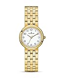 Traditional CLASSIC Line Dugena Damen Armbanduhr Brenda Edelstahl 26mm gold