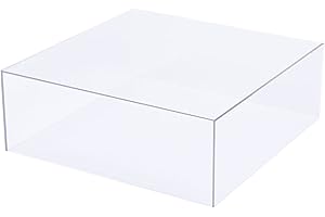14-Inch Premium Acrylic Cake Box Stand for Stunning Display