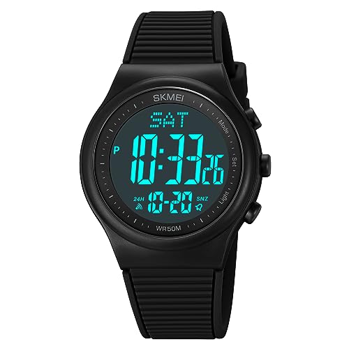 Gosasa Unisex Digital Watch Outdoor Sports Watches Multifunction Wristwatch Luminous 50M Waterproof for Women and Men …2