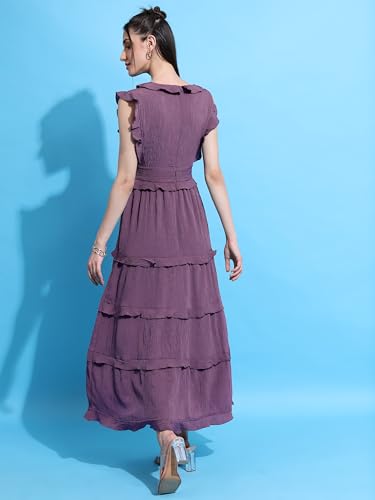Image of Tokyo Talkies Women's Sleeveless Square Neck Solid Dresses | Stylish Dresses | Casual Dresses