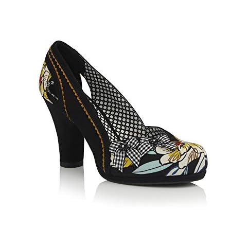 Ruby Shoo Livia Floral Platform Court Shoe Cover