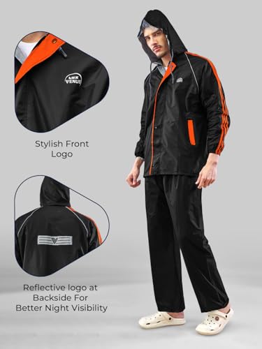 Image of LUX VENUS Reversible Rain Suit for Men.