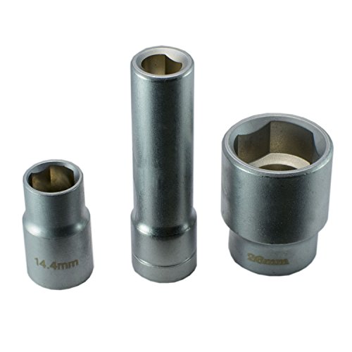 Clé à douille pour voiture - Écrous pour distributeurs de pompes à injection diesel Bosch - 3 pièces - Inserts triangulaires - VP37 Cover