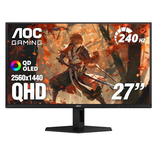 AOC 27G4H 27 inch Gaming Monitor, Full HD 1920x1080,...