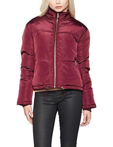 New Look Chapel Short Padded Puffer, Chaqueta para Mujer, Rojo (Dark Burgundy), 40