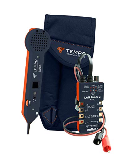 Tempo Communications AT8LK LAN Tone Generator and Probe Kit – Trace Wires and Test Local Area Network Cabling (Latest Model)…