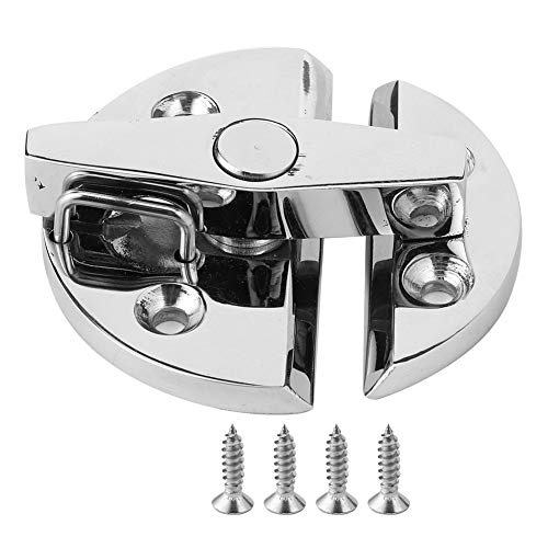 Qiilu Turn Button Catch Latch, Turn Button Catch Rotate Latch Lock for Boat Door Cabinet Hatchway Marine Hardware Accessories