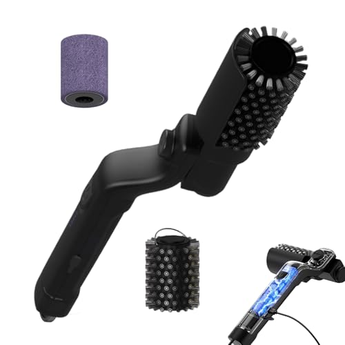 Limpiador de barbacoa rotativo - Cepillo motorizado resistente, cabeza cilíndrica duradera, decapado fácil de descapar | Gadget de cocción para profesionales Chefs Adultos Seniors Deck