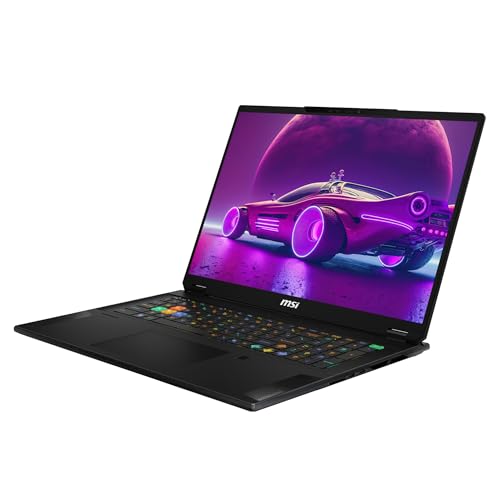Image of msi Stealth 18 HX AI Gaming Laptop, Intel Ultra 9-275HX, 96 GB DDR5 RAM, 2 TB PCIe SSD, 18 inch QHD+ (2560x1600) 240Hz Display, Nvidia G-Force RTX 5070Ti, Per-Key RGB Keyboard, W11 Pro, Midnight Black