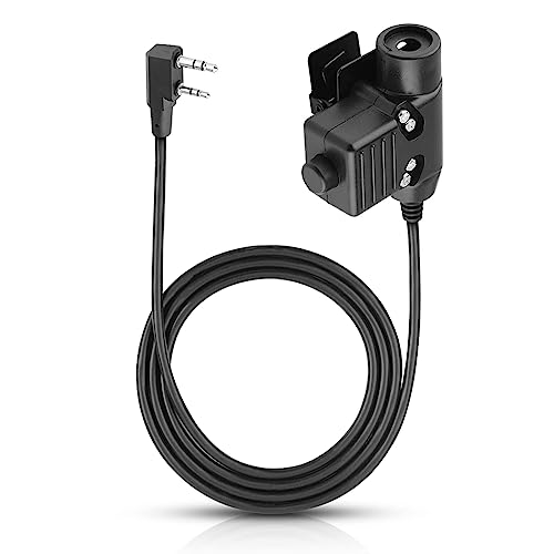 AMPIAMENTE UTILIZZATO: Le cuffie radio militari PTT sono ideali per gli utenti del servizio clienti, sport di tiro, discoteche, bar, paintball, sicurezza, ristoranti, hotel, buttafuori, magazzini, feste, costruzioni edili, palcoscenici, studi, caccia, attività all'aperto e ambienti rumorosi, adatto a una varietà di scenari di utilizzo