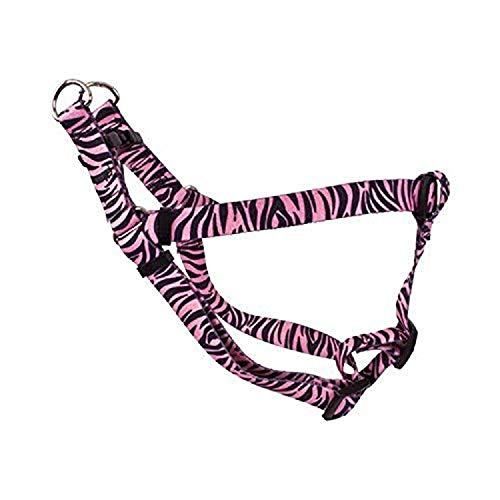 Image of Yellow Dog Design Step-In Harness, Medium, Zebra Pink