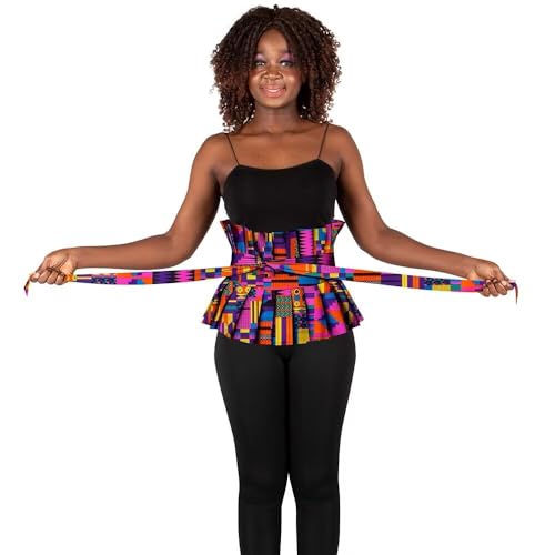 African Women Belt Printed Retro Wide Belt or Fashionable Shawl African Clothing Accessories