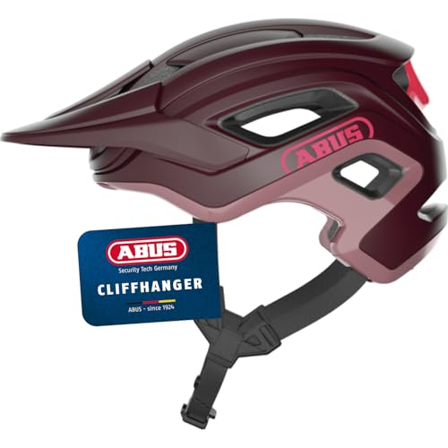ABUS MTB Cliffhanger - casco da bici per percorsi impegnativi - con ampie aperture di ventilazione e sistema di cinghie TriVider - per uomo e donna