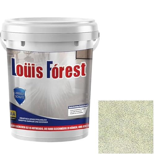 Epoxy Colored Sand Floor Paint,Self Leveling High Gloss Marble Effect (Beige,35oz/1kg)