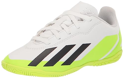 adidas Unisex-Child X Crazyfast.4 Indoor Soccer Shoes Sneaker