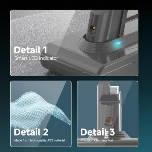 Image of EGR Replacement Battery Compatible with Dyson V6 Cordless