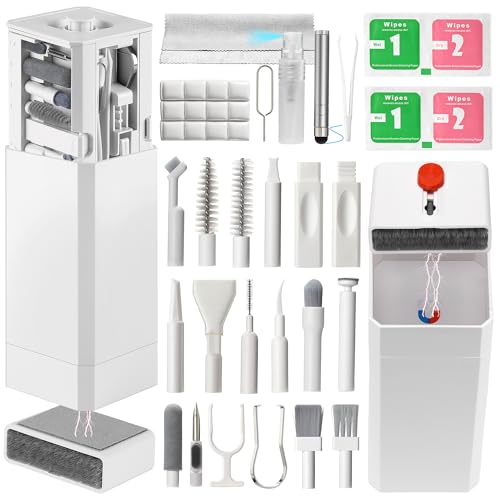 HISSIMO Upgraded 47PCS Phone Cleaning Kit, AirPod & iPhone Cleaner, Electronics Cleaning Tools for...