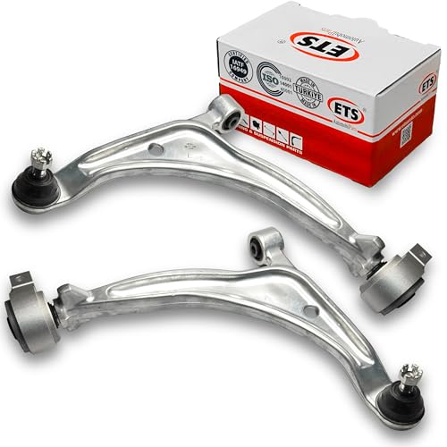 ETS 2Pc Front Left & Right Lower Control Arm & Ball Joint Assembly Kit K620166, K620167 Fits Nissan Altima 2002-2006 / Maxima 2004-2008