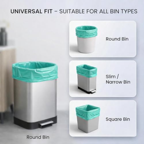 Image of Garbage Bags /Dustbin Bags - 120 Micron Heavy - Duty Trash Bags (32 x 40 Inches) - Jumbo Leak -Proof Bin Liners for Kitchen, Office - 500g Pack (Green, Pack of 1) - 4 Bags