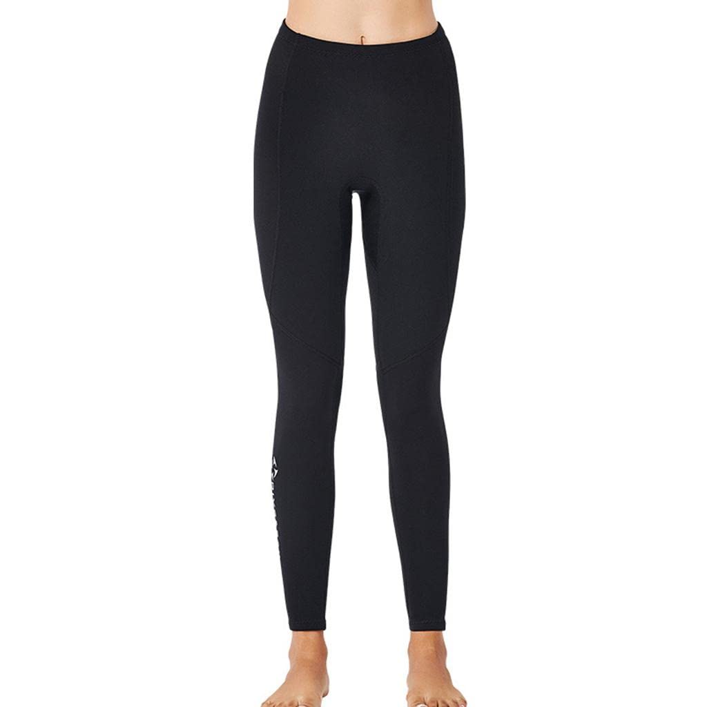 Pantalon de plongée thermique en néoprène 2 mm pour femme Taille S