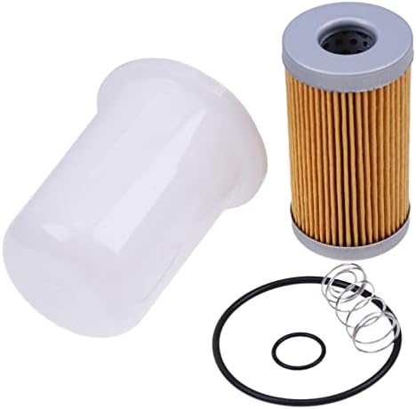 JZGRDN Fuel Filter Kit with O-ring Filter Bowl & Spring 15521-43160 15521-43130 15521-43930 Compatible with Kubota L3010 L3130 L3240 L235 L275 L3600 L2250 L2650 L2850 L2900 L2950