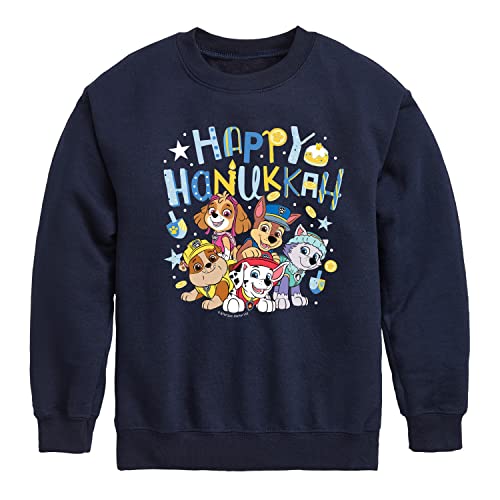 HYBRID APPAREL - Paw Patrol - Happy Hanukkah - Toddler And Youth Crewneck Fleece Sweatshirt