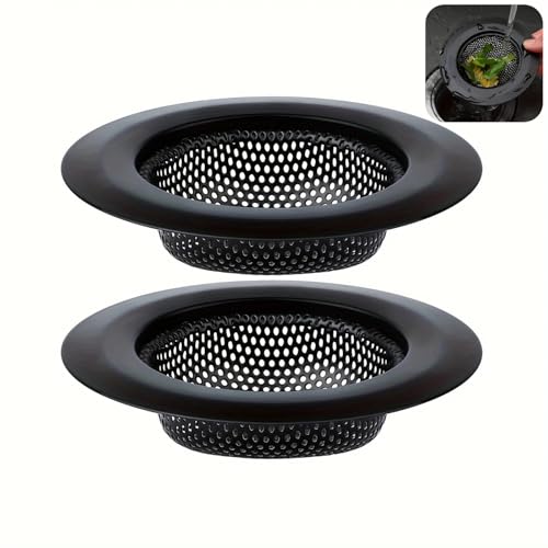 2 filtros para fregadero de acero inoxidable