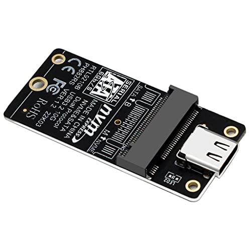 Adaptador caja para disco M.2 NVMe USB 3.1 Tipo C miniatura 3