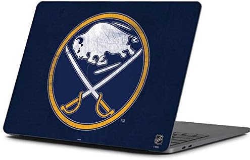 Skinit Decal Laptop Skin Compatible with MacBook Pro 13-inch (2016-17) - Officially Licensed NHL Buffalo Sabres Distressed Design