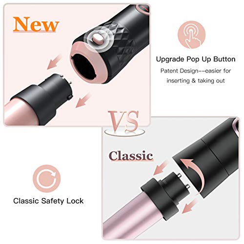 Curling Iron Set 6 in 1 BESTOPE Upgrade Hair Curler Curling Wand with Instant Heat Up Tourmaline Ceramic Barrels 0.35\'\' to 1.25\'\' & LCD Heat Control, Include Glove, Hair Clips, Storage Bag