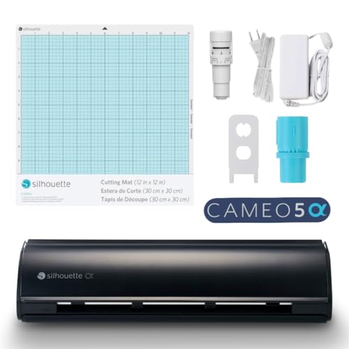 Silhouette Cameo 5 Alpha Preto Fosco – Máquina de Recorte Avançad...