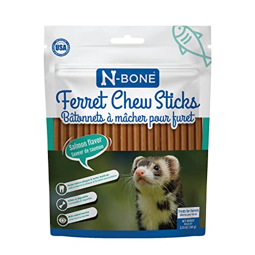 N-Bone Ferret Chew Sticks Salmon Flavor 3.74-oz Bag